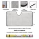 thumbnail image 2 of Molang Parasol para Parabrisas Delantero Protector Plegable, Visera Solar para Auto Bloquea Rayos UV Mantiene tu Vehículo Fresco 140cm*76cm, 2 of 6
