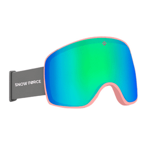 Snow Force - Antiparras Magnéticas Ski & Snowboard North Pole / Verde - Rosa - Gris