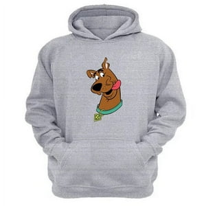 Genérico - Polerón Canguro Scooby Doo Gris Claro Talla Xs Unisex