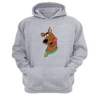Genérico - Polerón Canguro Scooby Doo Gris Claro Talla S Unisex
