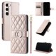 thumbnail image 3 of Funda Acolchada con Anilla y Correa para Samsung Galaxy S23 Slots para Tarjetas Oro rosa, 3 of 5