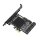 thumbnail image 1 of Tarjeta SATA PCIE Diyeeni PCE8SATM01 8 puertos SATA III 6 Gbps, 1 of 9