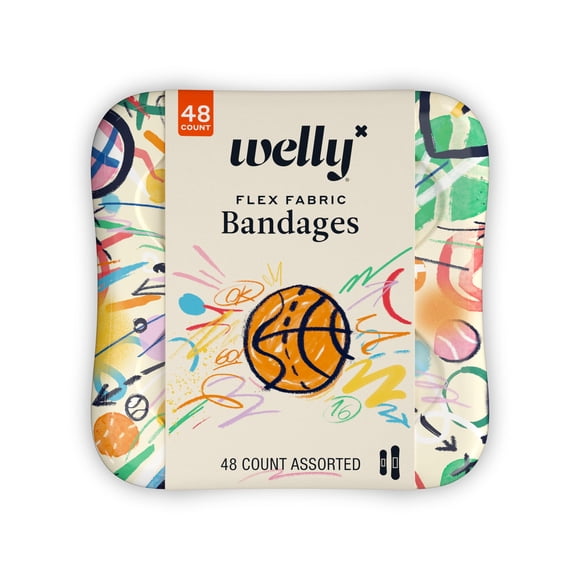 Curitas Welly 48 unidades con formas y diseños variados