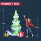 thumbnail image 5 of Árbol de Navidad inflable Joiedomi de 7 pies con 3 cajas de regalo LED, 5 of 9