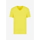 thumbnail image 3 of Camiseta Armani Exchange Basic Pima con cuello en V para hombre Cyber Yellow, 3 of 3