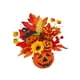 thumbnail image 2 of Calabaza Artificial De Halloween Para El Hogar, Acción De Gracias, Hojas De Arce, Flores De Bacca Con Sombrero De Bruja, 2 of 5