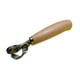 thumbnail image 2 of Cuchillo De Corte Para Artesanía En Cuero, Cuchillo Para Ribete, Cortador Hecho A Mano, Fabricación De Mango De Madera, 2 of 3
