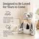 thumbnail image 5 of Alcancía Oso de Peluche Plateado Krysaliis para Bebé, 5 of 7