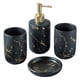 thumbnail image 5 of Accesorios De Ba?o Set Dispensador De Loción CERáMICA Dispensador De Jabón Negro 4Pcs, 5 of 5