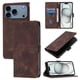 thumbnail image 1 of Funda Cartera para iPhone 17 Pro con Soporte y Ranuras, Resistente a Golpes y Rayones Marrón, 1 of 6