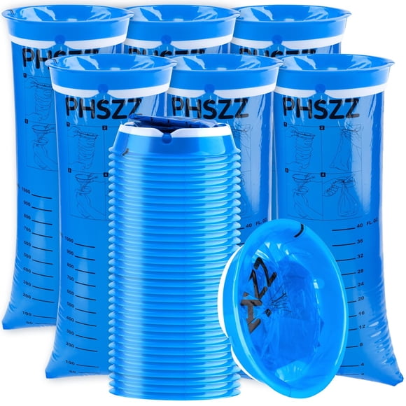 Bolsas Para Vómito Paquete De 40 Bolsas Desechables Para Vómito 1000 Ml