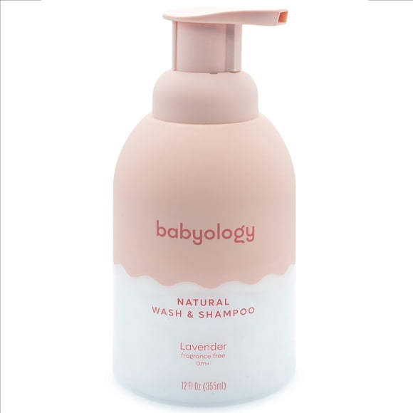 Champú y Gel de Baño para Bebé Babyology con Aceite Esencial de Lavanda 355 ml
