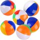 thumbnail image 1 of Pelotas de Playa Rindion Paquete de 6 Unidades 10" Arcoíris PVC, 1 of 7