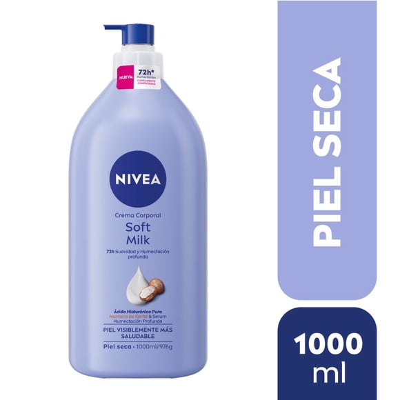 Crema Corporal Soft Milk Piel Seca, 1000 ml