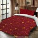 thumbnail image 1 of Bedding Red Background Lightning Glasses Pattern All-Season Machine Washable Includes Pillowcases Suitable for Bedroom Guest Room Dorm Holiday Decor Ideal Gift, 1 of 1