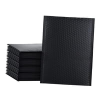 Magideal - Sobres De Burbujas Multiusos, Bolsas De Envío Para Joyería, Maquillaje, Embalaje, A Prueba De Golpes, Fáciles De Usar, Autosellables. Negro 25 Piezas