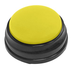 Magideal - 4X Botón De Conversación Grabable Comunicación Niños Botón De Sonido De Grabación , Un Amarillo