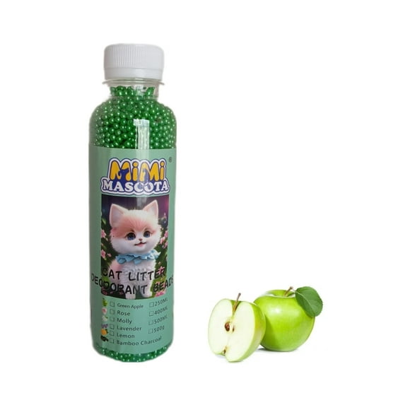 Perlas Desodorizantes Para Arena De Baños Sanitarios De Gato Aroma Manzana
