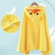 thumbnail image 1 of Girls Bath Towel Hooded Cloak Animal Ears Bath Quick Drying Bathrobe Soft Cute Children's Bathrobe Baby Kids Clothes, 1 of 3