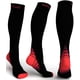 thumbnail image 1 of 2 pares de calcetines de compresión para deportes al aire libre en rojo degradado (talla L/XL), 1 of 5