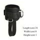 thumbnail image 3 of 1 par de correas de tobillo para accesorios de máquina de cable, brazalete de tobillo ajustable para gimnasio en interiores con 4 anillos en D para retrocesos, entrenamientos de glúteos y extensiones, 3 of 5