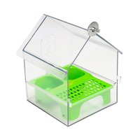 Magideal - Comedero Para Pájaros, Cuenco Para Baño De Pájaros, Jaula De Baño Multifunción, Accesorios Para Periquitos, Bañera Para Agapornis, Periquitos Y Loros.