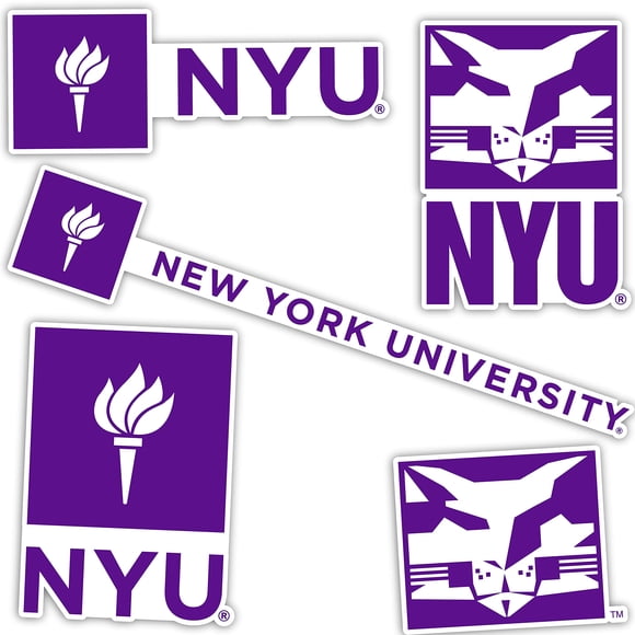 Pegatinas Desert Cactus de la Universidad de Nueva York NYU Violets T2