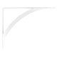 thumbnail image 1 of Soporte Knape & Vogt John Sterling de acero blanco, 45 kg, 25 cm, 1 of 1