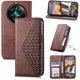 thumbnail image 1 of Funda Flip FOXDOCK para Realme 12 Plus 5G , Estilo Billetera con Diseño Rombo, Correa de Mano y Soporte, Uso Diario, 1 of 6