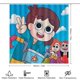 thumbnail image 2 of ¡Vamos, Mandy!-theme 4-Piece Shower Curtain Set with Rugs, Waterproof Bathroom Decor Set Includes Bath Mat, U-Shaped Rug, Toilet Lid Cover and Curtain with Hooks, 2 of 6