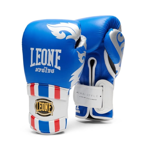 Guantes de boxeo LEONE 1947 14 oz estilo tailandés GN114