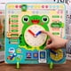thumbnail image 3 of 1pc Seven In One Frog Standing Weather Four Seasons Calendar Time Tuesday Clock Kids Wooden Cognitive Early Education Toys, 3 of 4
