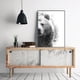 thumbnail image 3 of Póster de fotografía de animales salvajes con arte de pared de oso blanco y negro, impresión moderna minimalista, pintura en lienzo de oso grizzly, decoración de habitación, 50 x 70 cm, sin marco, 3 of 6