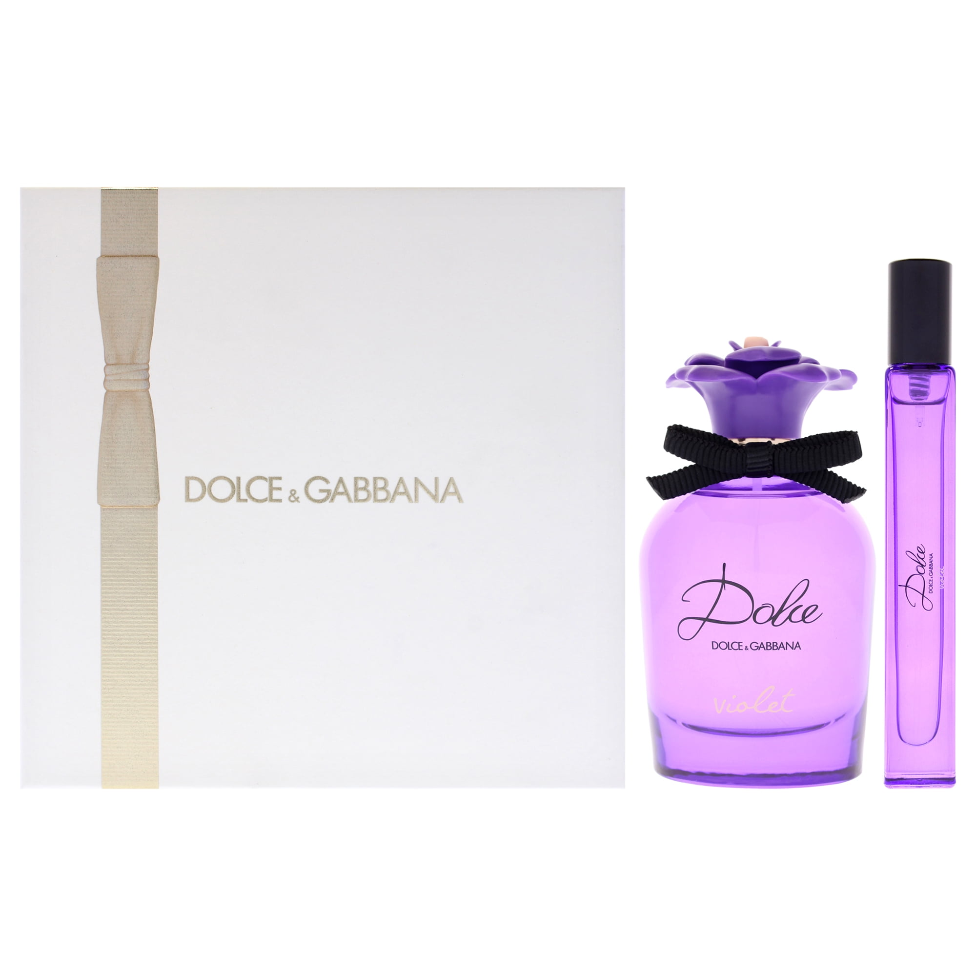 Set De Regalo Perfume Dolce And Gabbana Dolce Violet Edt 75ml + Edt 10ml Mujer
