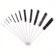 thumbnail image 3 of 12pcs, Reusable Straw Cleaning Brushes, Bottle Test Tube Long Straw Cleaning Brush, Nylon Washing Cleaner Tool, Reusable Bottle Straw Brush In Different Size (White-Black,12 Pieces), 3 of 4