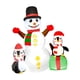 thumbnail image 3 of Adorno Navideño Inflable De Muñeco De Nieve, Muñeco De Nieve Grande De 1,8 M De Altura Con Pingüinos, 3 of 5
