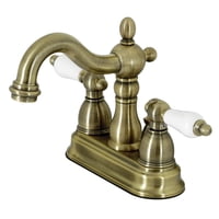 Grifo De Baño Kingston Brass Kb1603Pl De Latón Envejecido