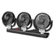 thumbnail image 4 of Ventilador de autos Ventilador de automóviles potentes tres cabezas portátiles versátiles de circulación de aire velocidades ajustables para camión de, 4 of 5