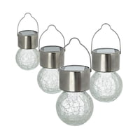 Genérico - Set 4 Ampolletas Solar Colgantes