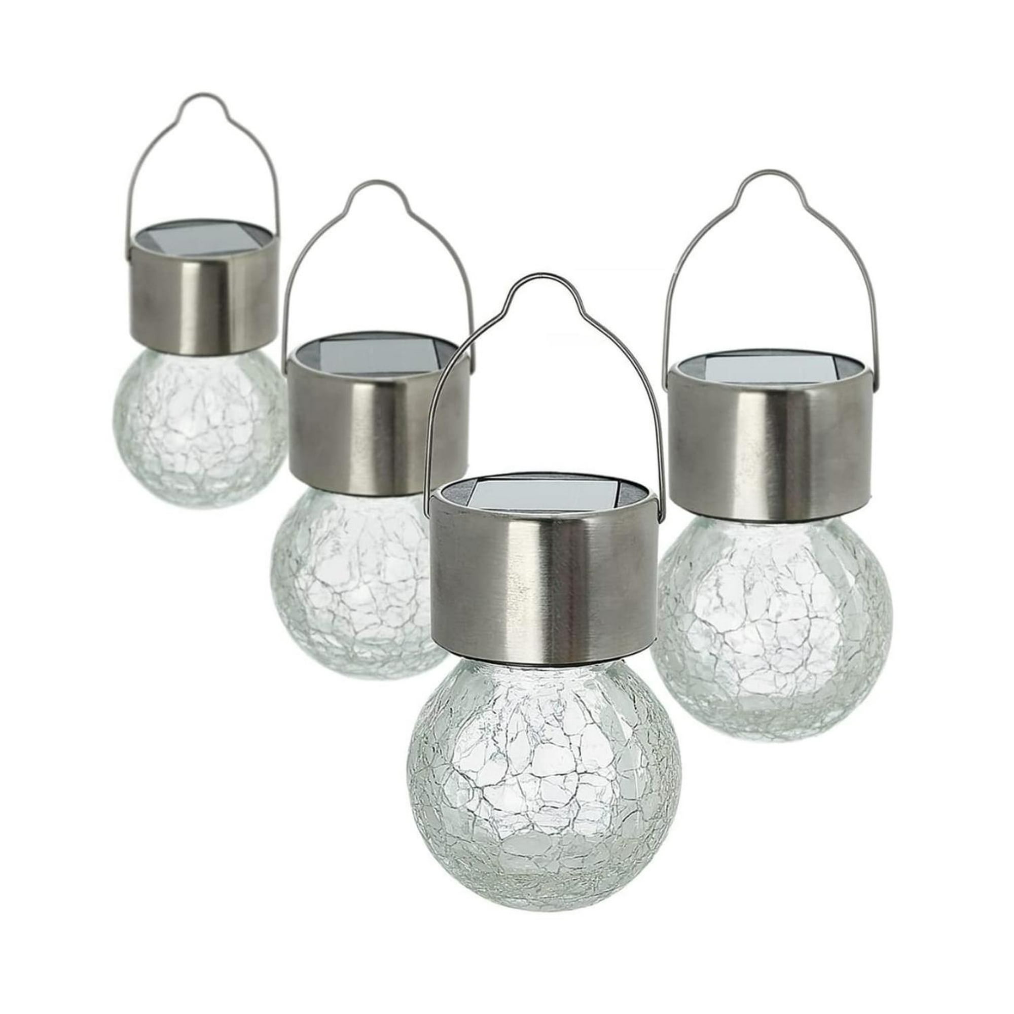 Genérico - Set 4 Ampolletas Solar Colgantes