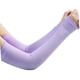 thumbnail image 3 of Protección UV Mangas De Brazo Seda De Hielo Enfriamiento Manga Deportiva Correr Morado, 3 of 3