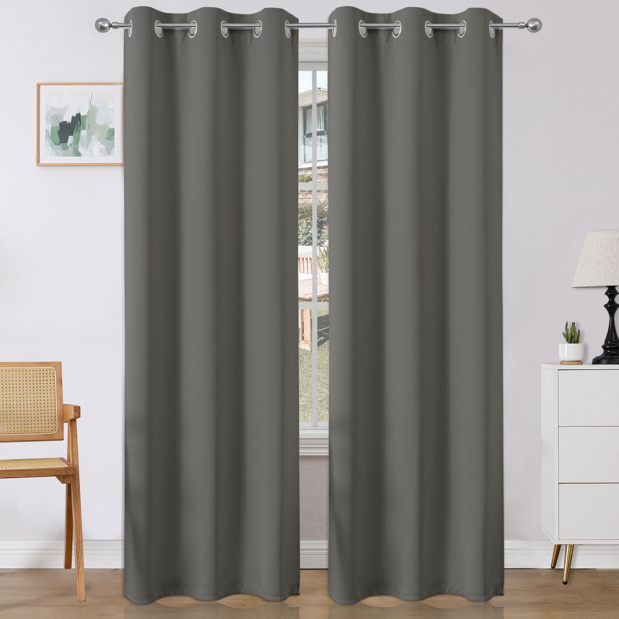 Cortinas Térmicas Blackout Joydeco 94 X 274 Cm