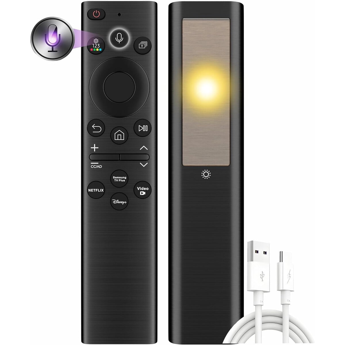 Samsung - Control Remoto Smart Tv Solar Usbc Universal