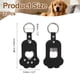 thumbnail image 2 of Llavero de Pelo de Mascota Uxcell, Llavero con Forma de Huella de Gato, Regalo Conmemorativo de Pelo de Perro, Llavero de Cuero, (Negro, 2 Piezas), Para Recoger Pelo de Mascota, 2 of 7