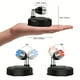 thumbnail image 3 of 2 Pack Mini Indoor Wireless Spotlight, Battery Operated Accent Lights, Puck Light, RGB Or Daylight Timer Dimmable Uplight, With Remote Stick On Anywhere Wall Hallway, For Display Painting Picture Ar, 3 of 4