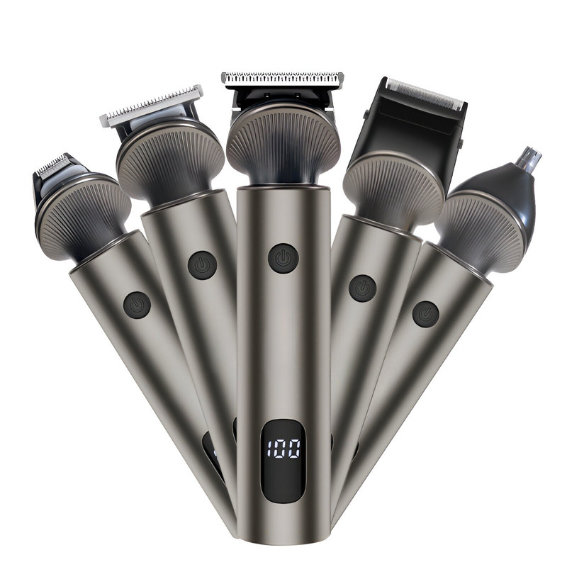 Genérico - Afeitadora Inalambrica Corte Barberia 5 En 1 Caballero Lau