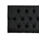 thumbnail image 2 of Respaldo Elegante 1 Plaza Capitone 105x60 Cm Negro Lino, 2 of 3