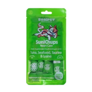 Sunipet - Sunichups Snack Heart Care Para Gato - 4 Tubos