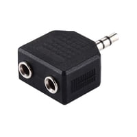 Macrotel - Adaptador De Audio 2 En 1 2 Hembras 3.5Mm
