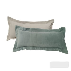 Gios - Pack 2 Cojines Felpa Crudo Y Menta